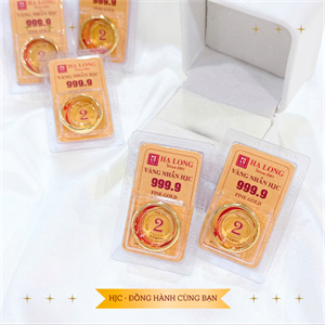 Nhẫn ép vỉ 2 chỉ